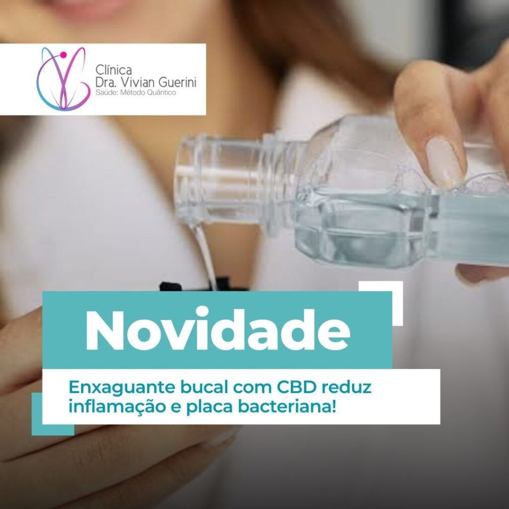 Enxaguante bucal com CBD